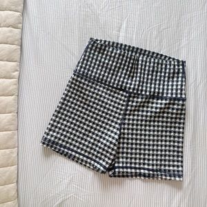 Aerie Gingham Biker Shorts